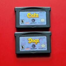 Catz Dogz Nintendo Game Boy Advance Lot 2 Ubisoft Games Cats Dogs Authentic