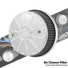 Chrome High Flow Intake Air Cleaner Filter For Indian Vintage Chief Chieftain