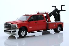 2022 Dodge Ram 3500 Laramie Wrecker Tow Truck Dually 164 Diecast Model Red