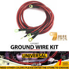 Red Universal 5-point Performance Car Grounding Wire Ground Cable System Kit