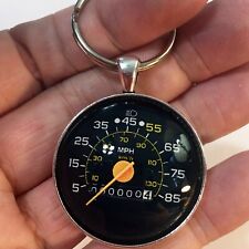 Vintage Chevy 85 Mph Speedometer Keychain Reproduction Chevrolet Camaro Truck