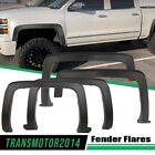 4pc Factory Style Fender Flares Fit For 2014-2019 Chevy Silverado 1500 2500 3500