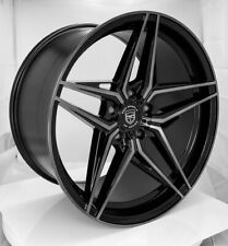 Gwg 4 Hp5 22 Inch Staggered Black Rims Fit Mercedes Cls 550 Non Amg 2016