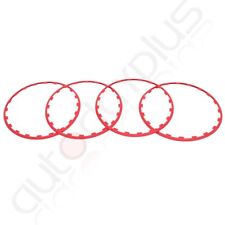 20 Car Red Wheel Hub Rim Trim Tire Ring Guard Nylon Strip Protector Decor