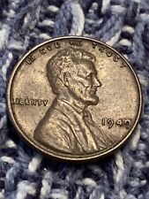 1949 Lincoln Wheat Penny Cent No Mint Mark 02oc