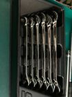 Snap-on 6-piece Metric Flank Drive Double End Flare Nut Line Wrench Set 9-21mm