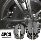 4pcs Black 3d Frontrear Car Disc Brake Caliper Cover Parts Brake Accessories