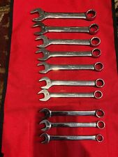 Snap-on Underline 10pc Stubby Metric Combination Wrench Set Usa Oexm10-19mm Nice