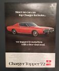 Vintage Original 1973 Dodge Charger Print Ad Mopar