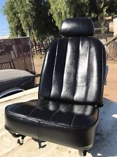 Original Clean Mg Midget High Headrest Seat W Rails Sprite Austin Healey Black