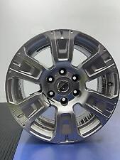 2017 - 2022 Nissan Titan 18x8 Closed Solid 6-spoke Silver Wheel Rim Curb Rash