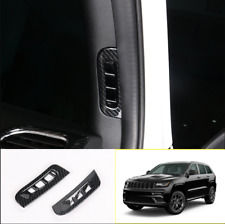 For Jeep Grand Cherokee 11-2020 Carbon Fiber A Pillar Air Outlet Vent Trim Cover