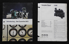 1967 Genuine Cummins Introducing The 903 Diesel Engine Specification Brochure