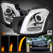 Fits 2003-2007 Cadillac Cts Halo Projector Headlights Switchback Led Signal Tube