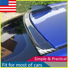 4.9ft 3d Carbon Fiber Car Rear Wing Lip Spoiler Tail Trunk Roof Trim Luxury Kits