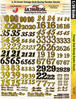 Mg3423 - 124 High Def Racing Decals Vintage Gold Racing Numbers