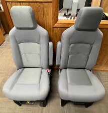 Used 09-23 Ford Econoline E-250 E-350 E-450 Van Gray Cloth Pair Bucket Seats