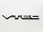 For Honda Vtec Black Small Emblem Sticker Logo Badge Civic Si Accord Jdm New
