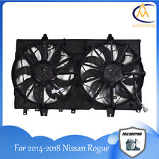For 14-18 Nissan Rogue Dual Radiator Ac Condenser Cooling Fan Assembly Ni3115150
