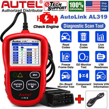 Autel Autolink Al319 Obd2 Scanner Code Reader Check Engine Car Diagnostic Tool