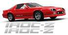 Premium Camaro Iroc-z Door Decal 85 86 87 88 89 90 91 92 Fr Rl Pair Stickers