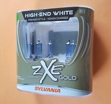 New - Sylvania H11 Silverstar Zxe Gold High Performance Halogen Headlight Bulbs