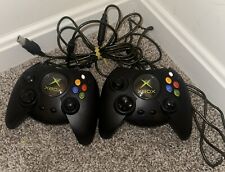 Original Microsoft Xbox Big Duke Controller Lot Of 2 - No Breakaway Cables Oem