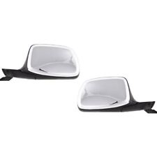 New Chrome Driver Passenger Side Manual Mirror Set For 1992-1996 Ford F-150