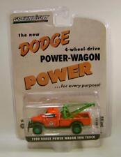 1950 50 Dodge Power Wagon Tow Truck Wrecker Texaco Chase Greenlight 2023 Rare