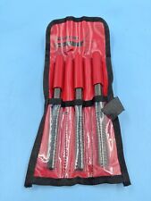Snap-on Usa 3-piece Thread Restorer File Set With Pouch No Tftfm932