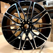 22 Black Machined Staggered Wheels Rims Fit Bmw X5 X5m E70 F15 X6 E71 F16 5x120