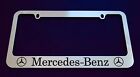 Mercedes Benz License Plate Frame Custom Made Of Chrome Zinc Metal