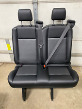 2020-2023 Ford Transit Van Oem Black Vinyl 36 Rear 2 Passenger Bench Seat