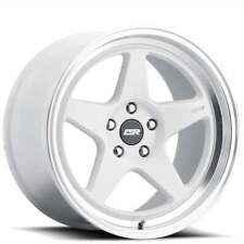 18 Esr Wheels Cr5 Gloss White Jdm Style Rims