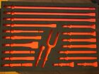 Snap On Tools Foam Organizer Air Hammer Bits Chisels And Punches Nice