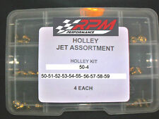 Holley Carburetor 14-32 Gas Main Jets Assortment Kit 50-59 4 Each 40 Pack 50-4
