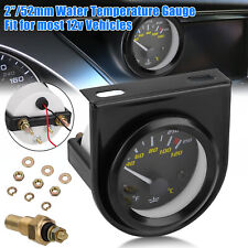 2 52mm Water Temp Gauge W18 Npt Sensor Temperature Meter 100-250 Wsensor