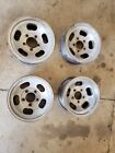 Classic Slotted Wheels Mags Staggered 15x7 15x6.5 5x5.5 Ford Mopar