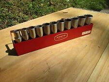 Proto 12 Drive 12-point Deep Sae Socket Set 11pc With Tray Read