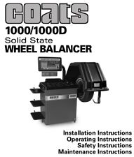 Coats 10001000d Tirewheel Balancer Instruction Manual On Cdrom