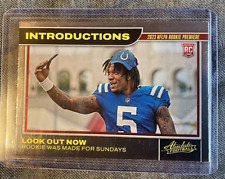 2023 Panini Absolute Introductions Anthony Richardson Rookie Rc 15 Colts