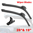26 19 Windshield Wiper Blades Bracketless J-hook Oem Quality Hybrid Silicone