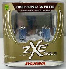 Sylvania Silverstar Zxe Gold H7 Headlight Bulb H7szg.pb2 Two Lamps Brand New