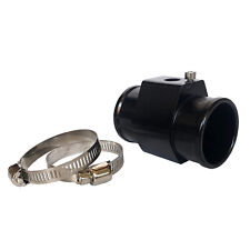 38mm Water Temp Temperature Joint Pipe Sensor Gauge Radiator Hose Adapter Black