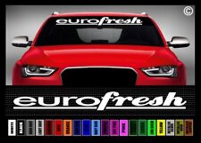 40 Euro Fresh 2 Car Decal Sticker Windshield Banner Fits Volkswagen Audi Bmw