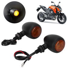 Pair Of Vintage Motorcycle Turn Signal Light Steering Lamp Indicator For
