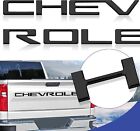 Matte Black Tailgate Emblem 2019-2023 For Chevrolet Silverado Nameplate Letter