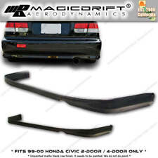 For 99-00 Honda Civic Ek Ctr Tr Type-r Style Jdm Rear Bumper Lip Kit Urethane