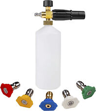 Power 5 Pressure Washer Attachment Sprayer Dispenser Car Wash Soap Foam Blaster