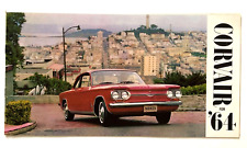 1964 Chevrolet Corvair Sales Brochure Chevy Monza Spyder Coupe Sedan Photos Vtg